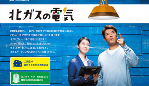 北海道ガス（北ガスの電気）